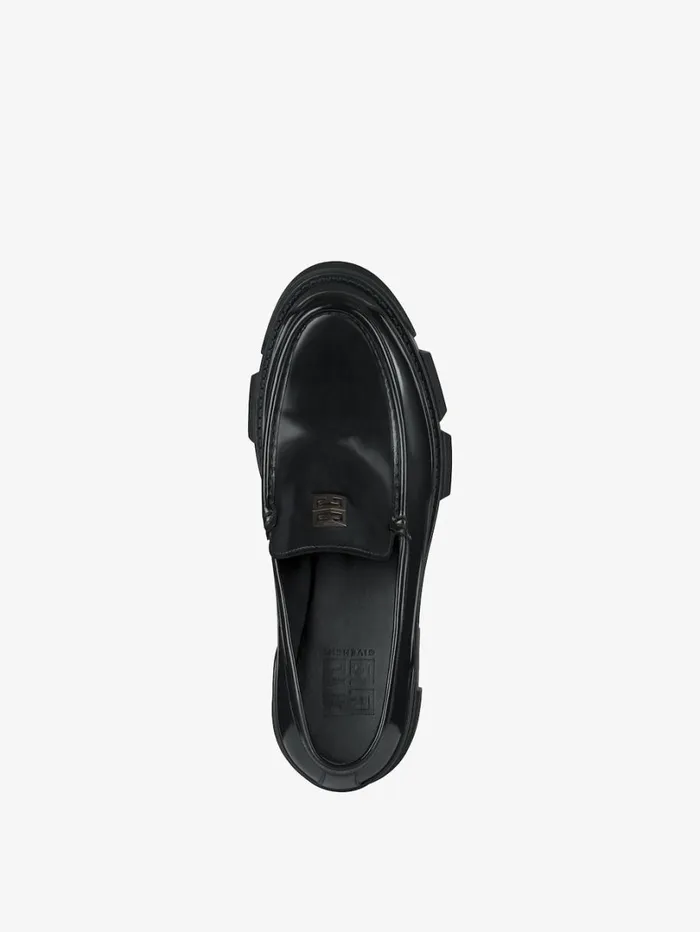Givenchy Terra Loafer In Brushed Leather Black Men Boots and Loafers Givenchy Terra Loafer In Brushed Leather Black Men Boots and Loafers