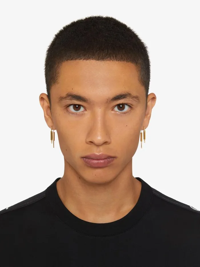 Givenchy U Lock Earrings In Metal Golden Yellow WomenMen Jewelry Givenchy U Lock Earrings In Metal Golden Yellow WomenMen Jewelry