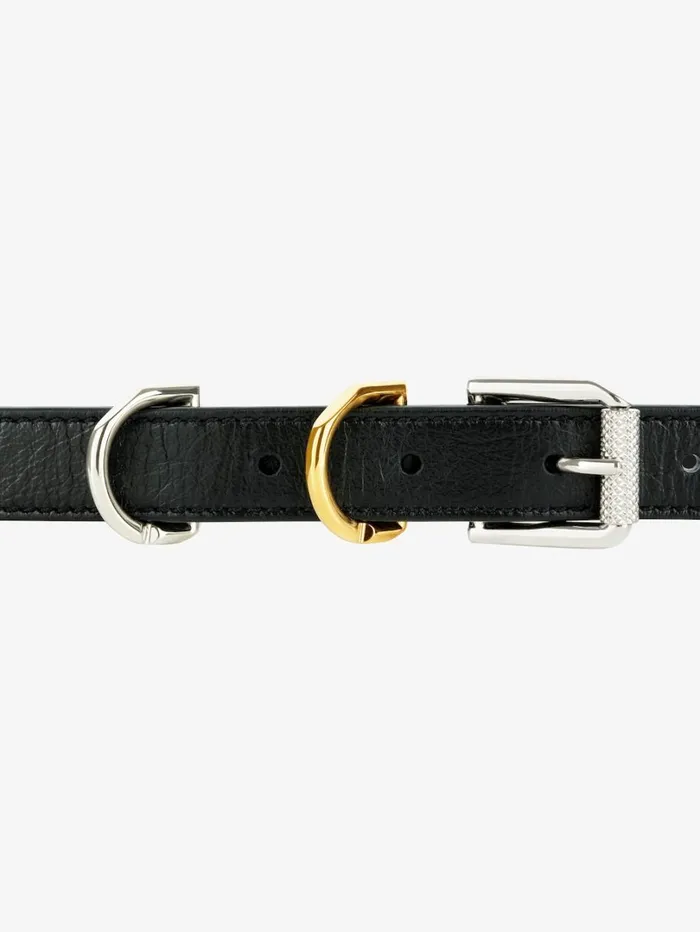 Givenchy Voyou Belt In Leather Black Women Belts Givenchy Voyou Belt In Leather Black Women Belts