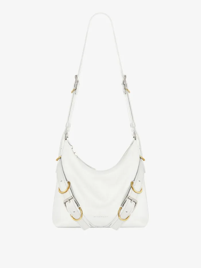 Givenchy Voyou Crossbody Bag In Leather Ivory Women Crossbody Bags