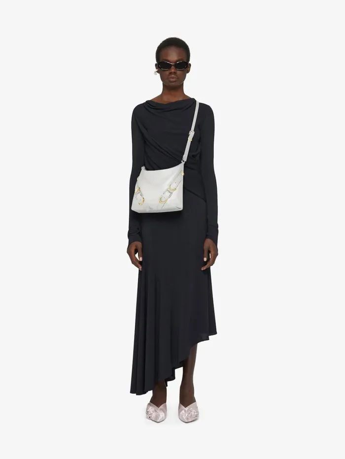 Givenchy Voyou Crossbody Bag In Leather Ivory Women Crossbody Bags Givenchy Voyou Crossbody Bag In Leather Ivory Women Crossbody Bags