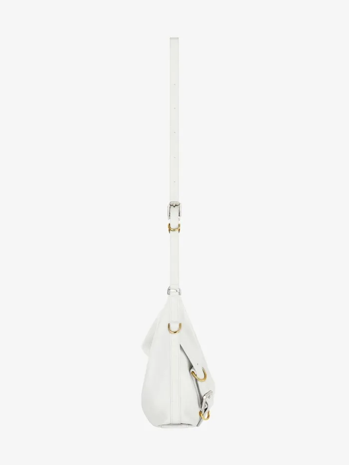 Givenchy Voyou Crossbody Bag In Leather Ivory Women Crossbody Bags Givenchy Voyou Crossbody Bag In Leather Ivory Women Crossbody Bags