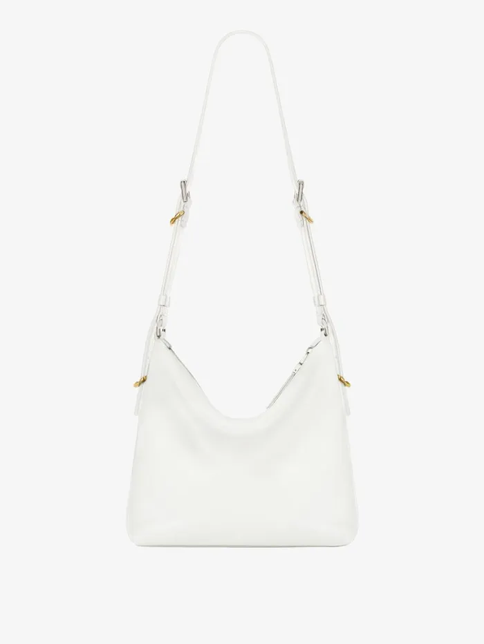 Givenchy Voyou Crossbody Bag In Leather Ivory Women Crossbody Bags Givenchy Voyou Crossbody Bag In Leather Ivory Women Crossbody Bags
