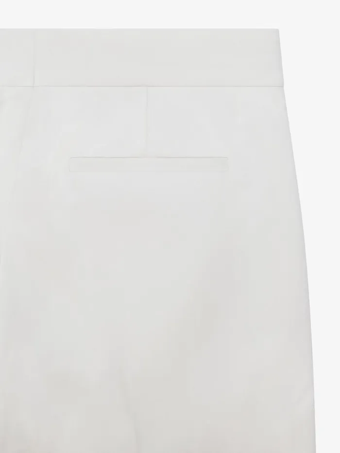 Givenchy Wide Pants In Wool And Mohair With Piping Detail White Men Pants and Shorts