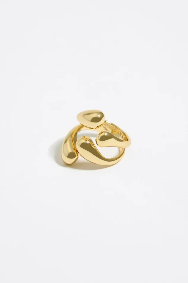 Gold Flower Ring Gold Women Bimba Y Lola Jewelry