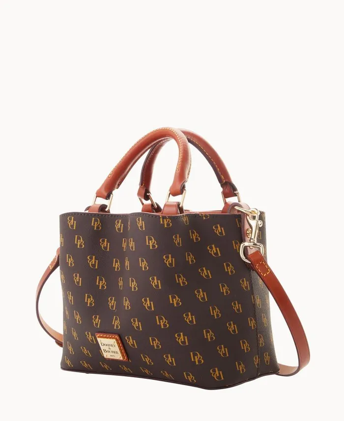 Gretta Mini Barlow Brown Tmoro Woman Dooney and Bourke Satchels Gretta Mini Barlow Brown Tmoro Woman Dooney and Bourke Satchels