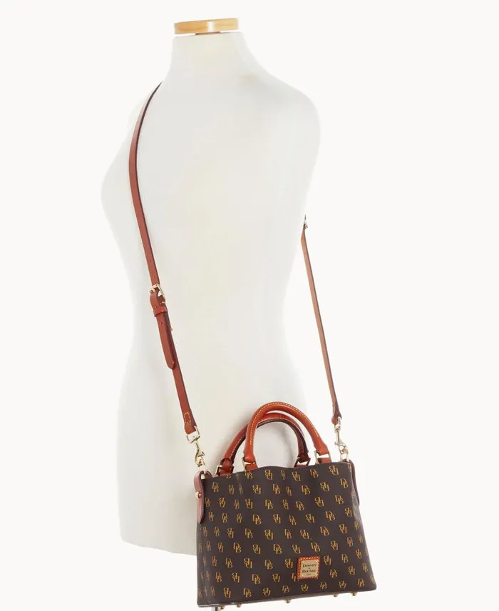 Gretta Mini Barlow Brown Tmoro Woman Dooney and Bourke Satchels Gretta Mini Barlow Brown Tmoro Woman Dooney and Bourke Satchels