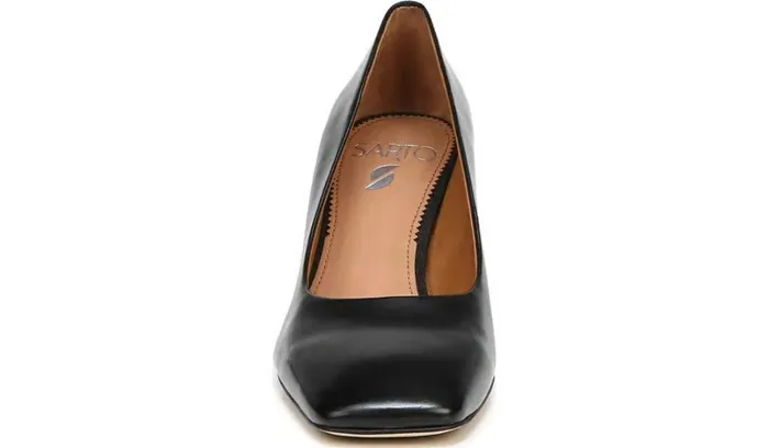 Heels Women Franco Sarto Sarto Graciana Pump Black Leather