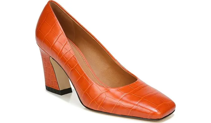 Heels Women Franco Sarto Sarto Graciana Pump Orange Leather
