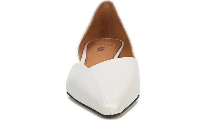 Heels Women Franco Sarto Sarto Monana Block Heel Pump Bone Leather