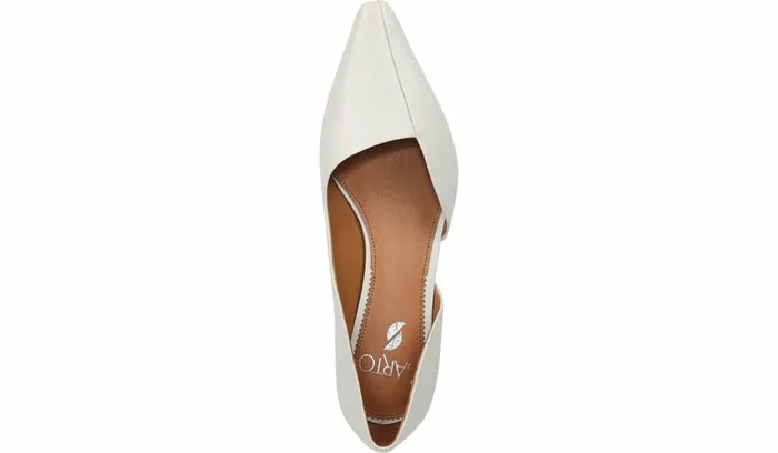Heels Women Franco Sarto Sarto Monana Block Heel Pump Bone Leather