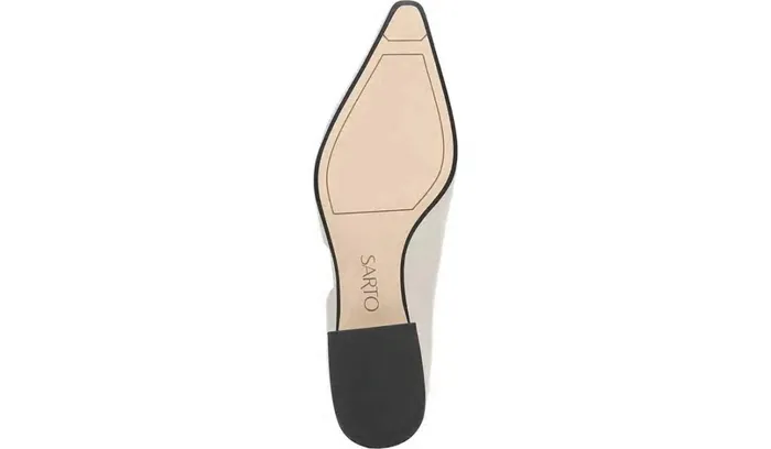 Heels Women Franco Sarto Sarto Monana Block Heel Pump Bone Leather