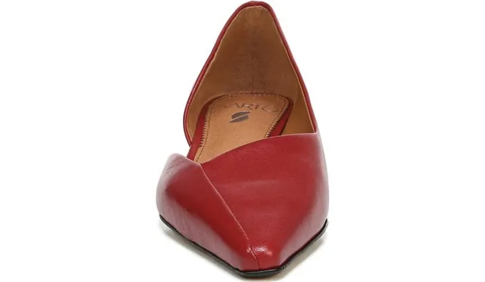 Heels Women Franco Sarto Sarto Monana Block Heel Pump Campari Leather
