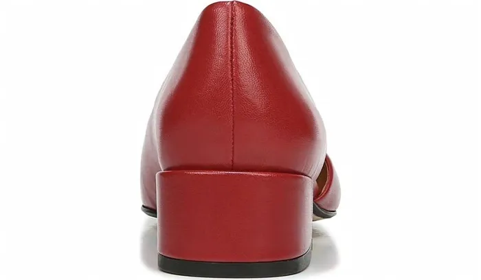 Heels Women Franco Sarto Sarto Monana Block Heel Pump Campari Leather