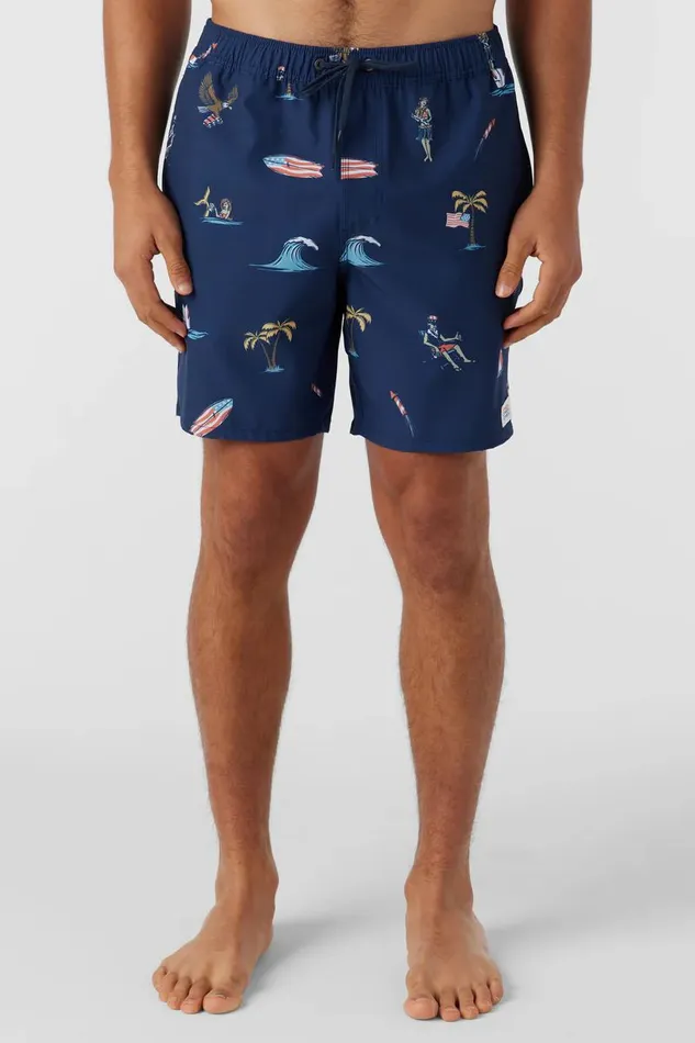 HERMOSA ELASTIC WAIST 17034 SWIM TRUNKS Navy Men O039NEILL Type