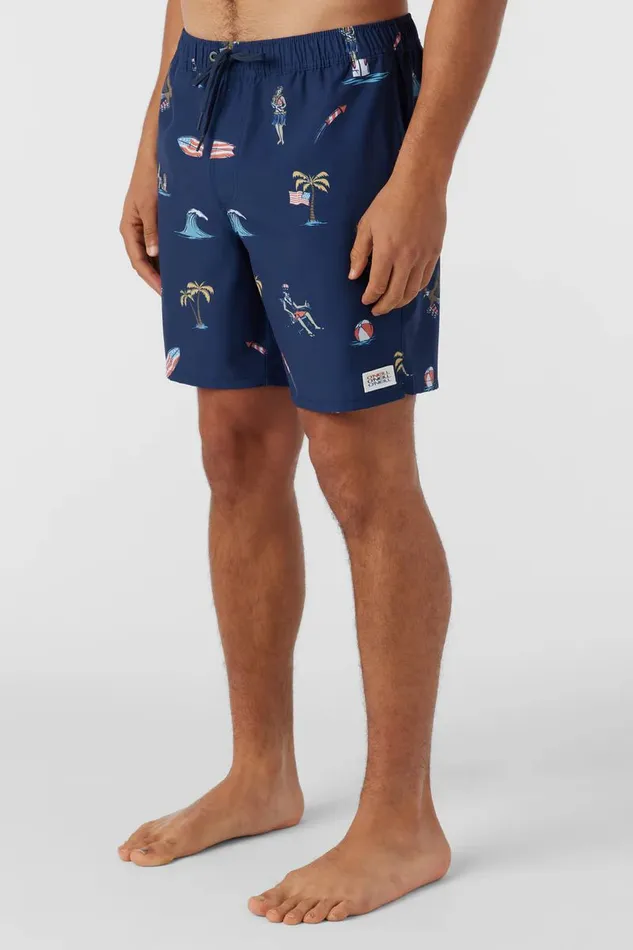 HERMOSA ELASTIC WAIST 17034 SWIM TRUNKS Navy Men O039NEILL Type