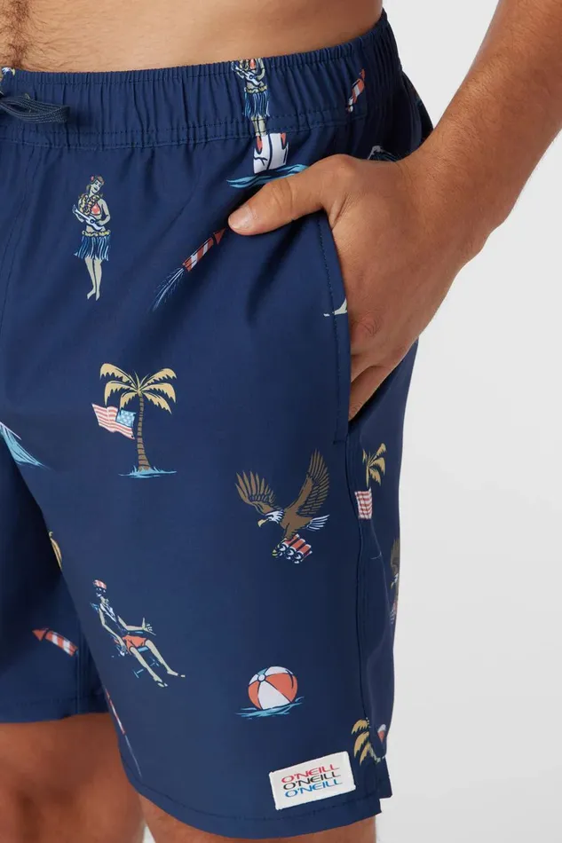 HERMOSA ELASTIC WAIST 17034 SWIM TRUNKS Navy Men O039NEILL Type