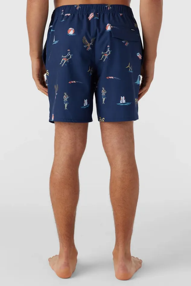 HERMOSA ELASTIC WAIST 17034 SWIM TRUNKS Navy Men O039NEILL Type