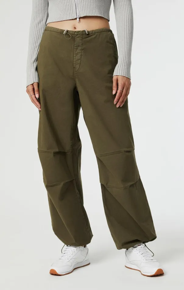 Hill Parachute Pants In Khaki Move Women Mavi Jeans Pants Hill Parachute Pants In Khaki Move Women Mavi Jeans Pants