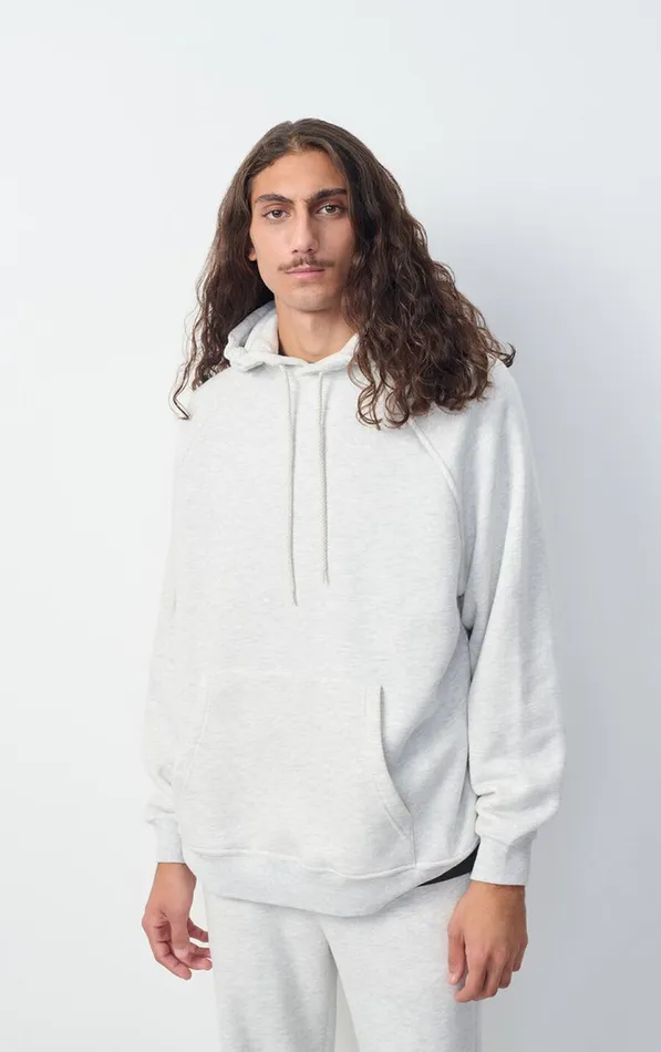 Hoodie Baptown Heather Grey Men American Vintage Sweatshirts Hoodie Baptown Heather Grey Men American Vintage Sweatshirts