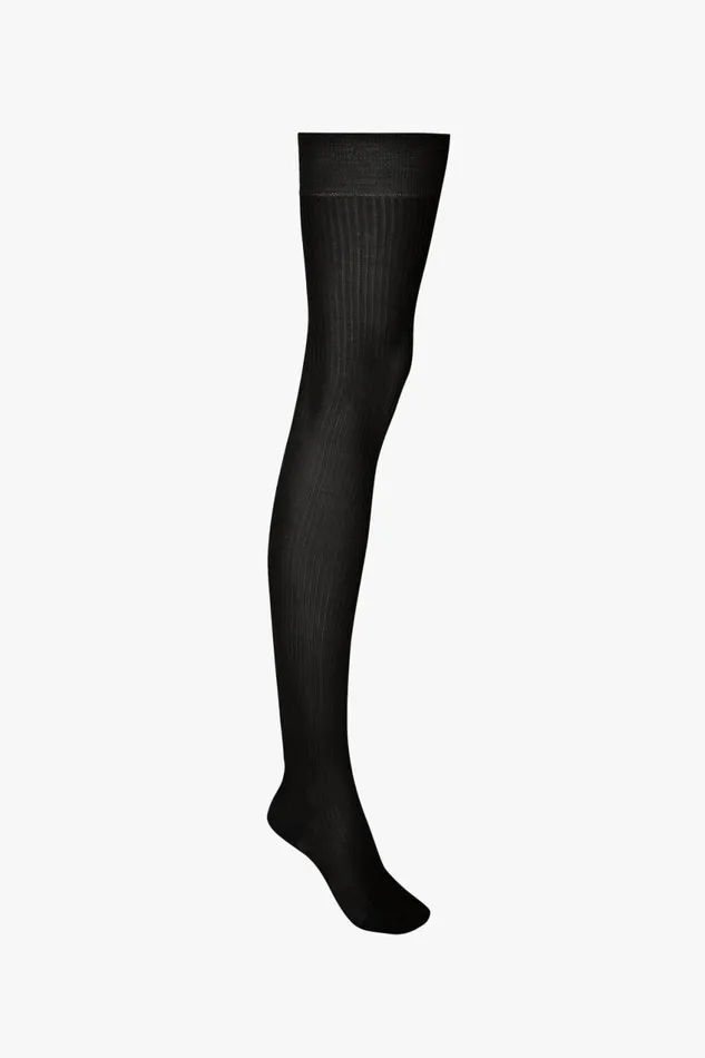 Hosiery Women Victoria Beckham Exclusive Over The Knee Socks In Black