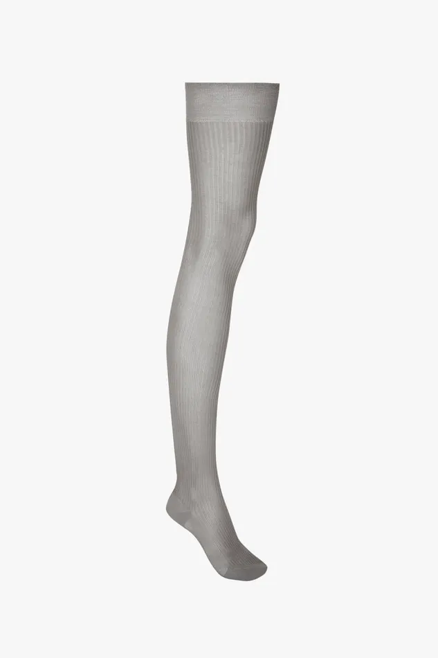 Hosiery Women Victoria Beckham Exclusive Over The Knee Socks In Grey