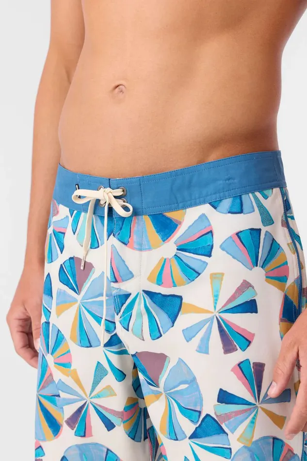 HYPERFREAK MYSTO SCALLOP 19034 BOARDSHORTS Cream Men O039NEILL Print Style