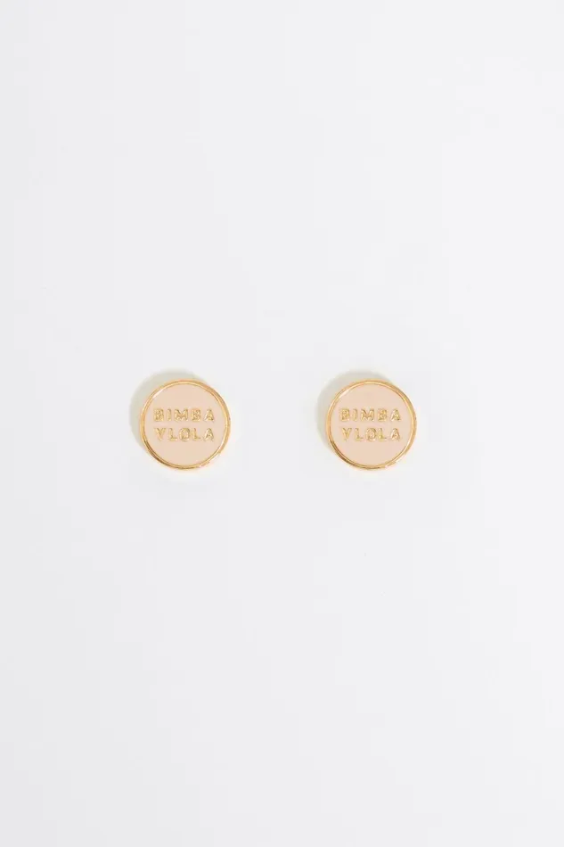 Ivory Logo Earrings Ivory Women Bimba Y Lola Earrings