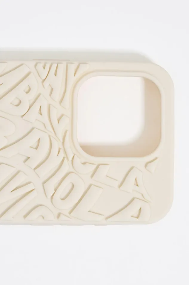 Ivory Logo Silicone IPhone 15 Plus Case Ivory Women Bimba Y Lola Phone Cases Ivory Logo Silicone IPhone 15 Plus Case Ivory Women Bimba Y Lola Phone Cases
