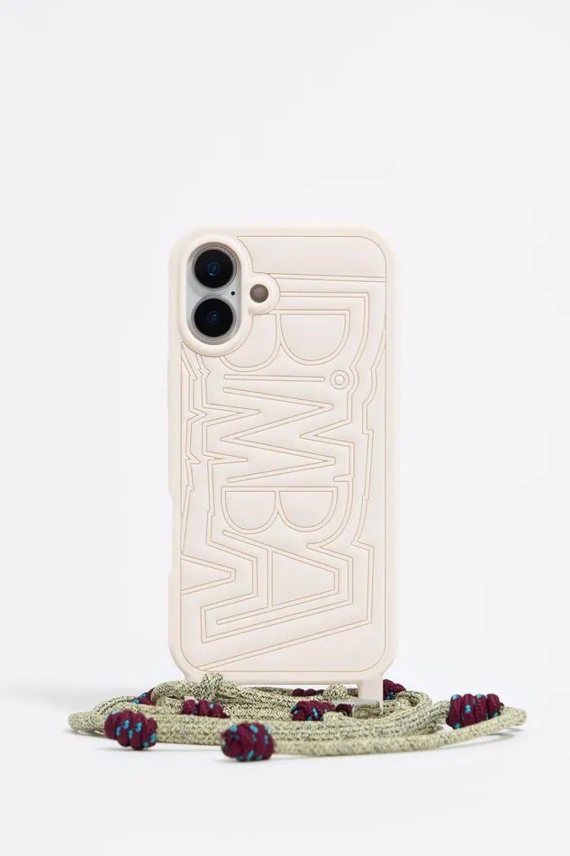 Ivory Silicone IPhone 16 Plus Case Ivory Women Bimba Y Lola Phone Cases