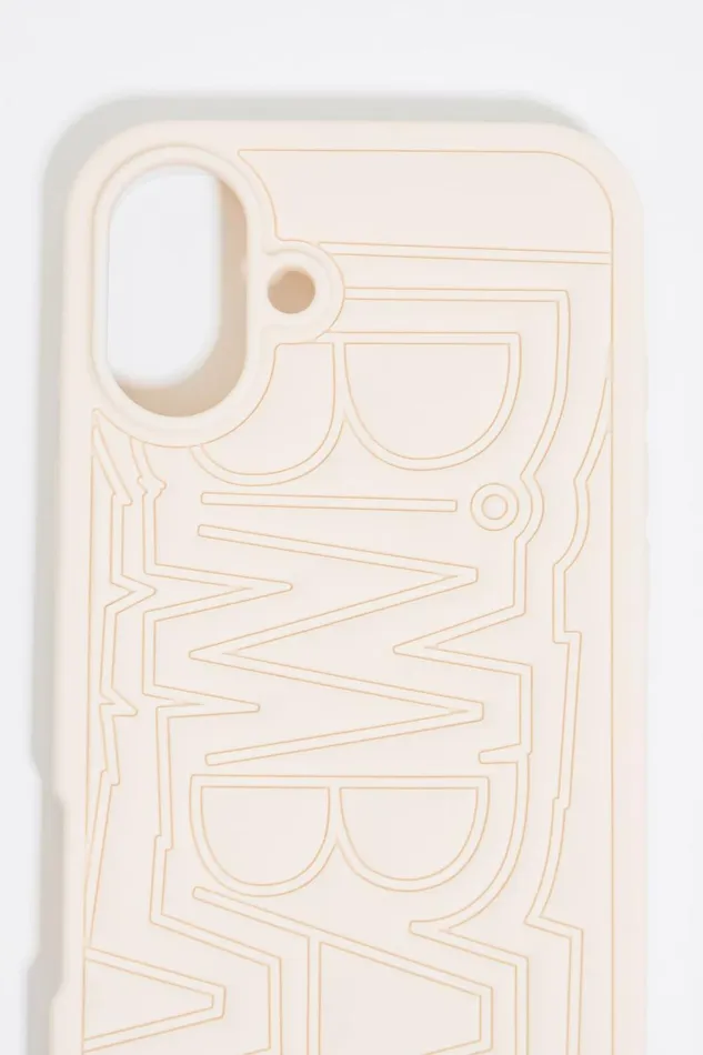 Ivory Silicone IPhone 16 Plus Case Ivory Women Bimba Y Lola Phone Cases Ivory Silicone IPhone 16 Plus Case Ivory Women Bimba Y Lola Phone Cases