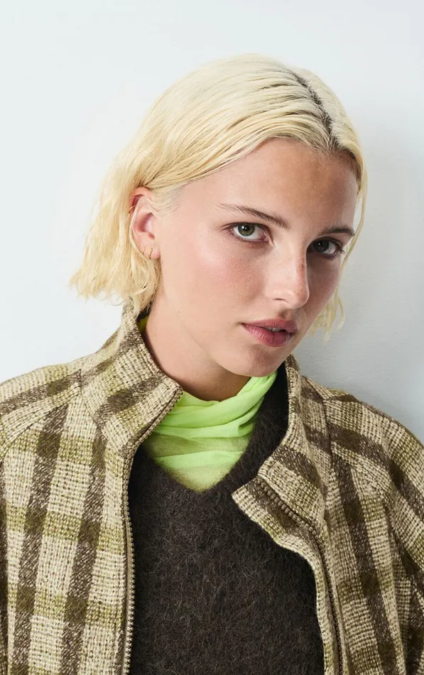 Jacket Tursburg Lizard Tartan Women American Vintage Jackets and Blazers Jacket Tursburg Lizard Tartan Women American Vintage Jackets and Blazers