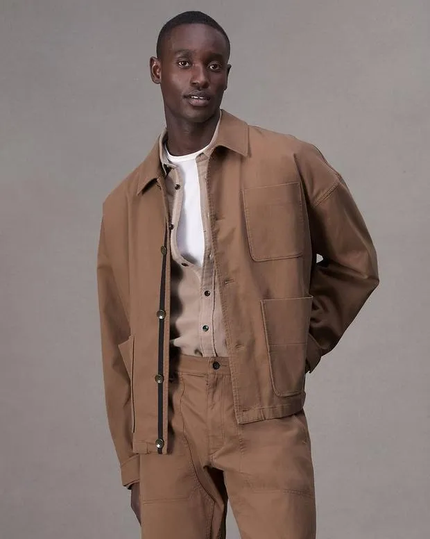 Jackets and Coats Men Rag and Bone Mercer Corduroy Jacket Chocolate