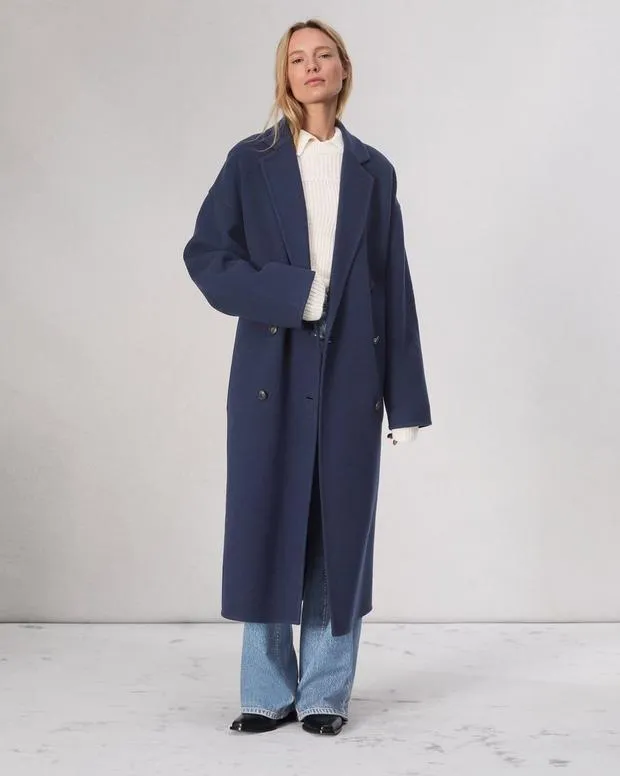 Jackets and Coats Women Rag and Bone Thea WoolBlend Coat Navy
