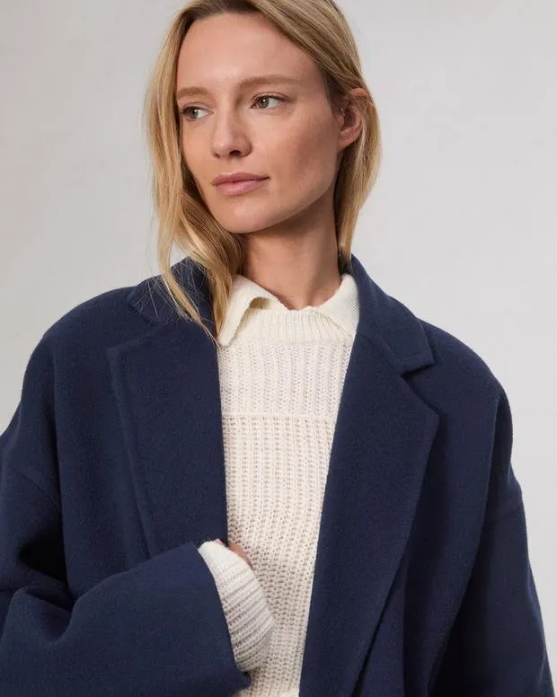 Jackets and Coats Women Rag and Bone Thea WoolBlend Coat Navy