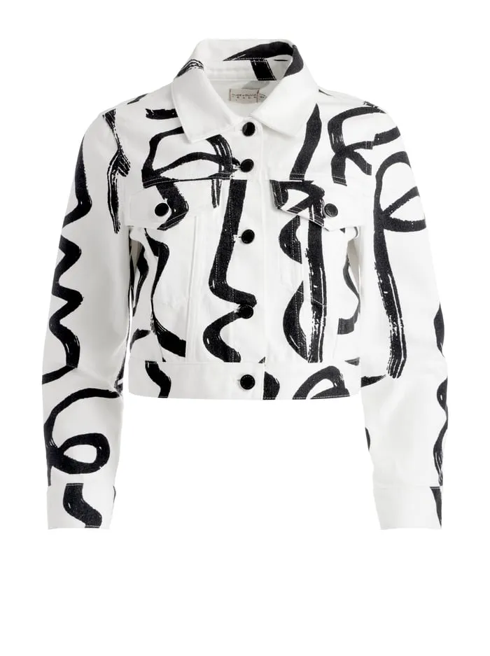 Jackets Coats Women Alice Olivia Koketit Chloe Boxy Cropped Jacket Around The World