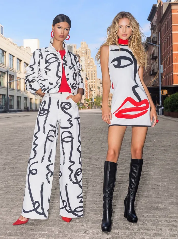 Jackets Coats Women Alice Olivia Koketit Chloe Boxy Cropped Jacket Around The World