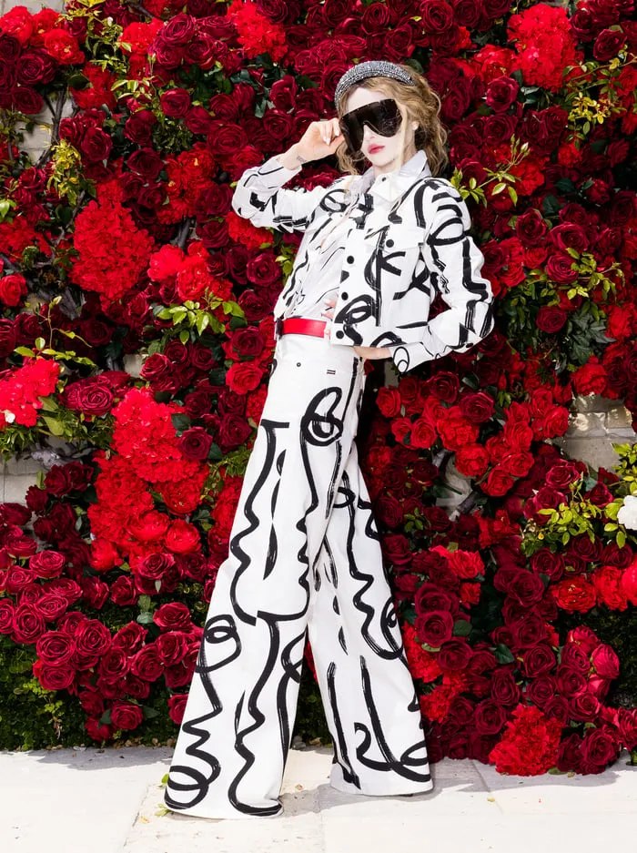 Jackets Coats Women Alice Olivia Koketit Chloe Boxy Cropped Jacket Around The World