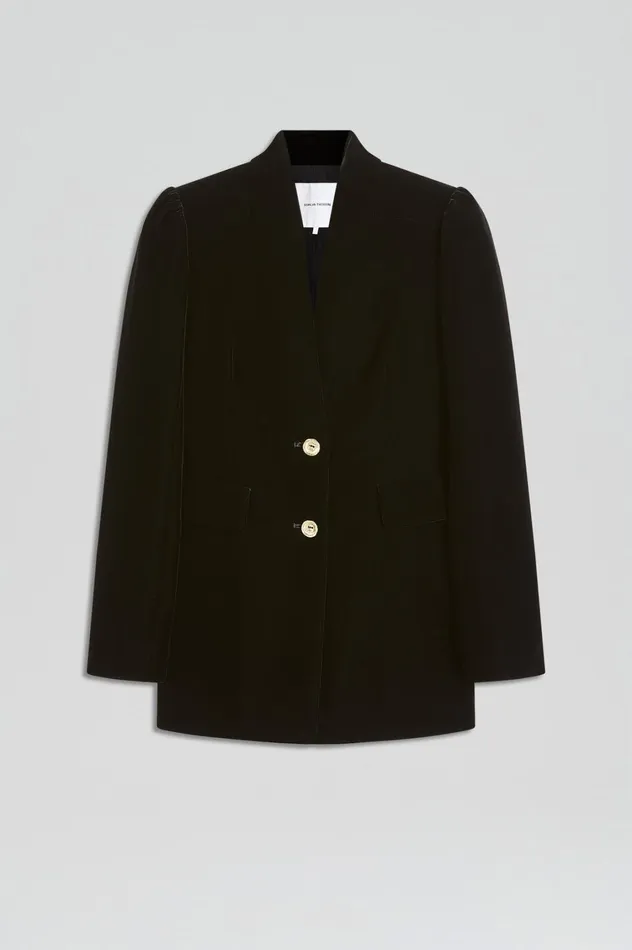 Jackets Women Scanlan Theodore VELVET JACKET Black Jackets Women Scanlan Theodore VELVET JACKET Black