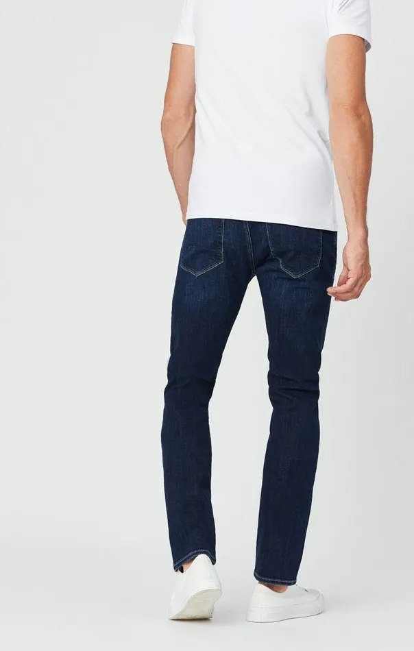 Jake Slim Leg Jeans In Deep Feather Blue Men Mavi Jeans Denim