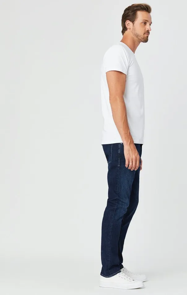 Jake Slim Leg Jeans In Deep Feather Blue Men Mavi Jeans Denim