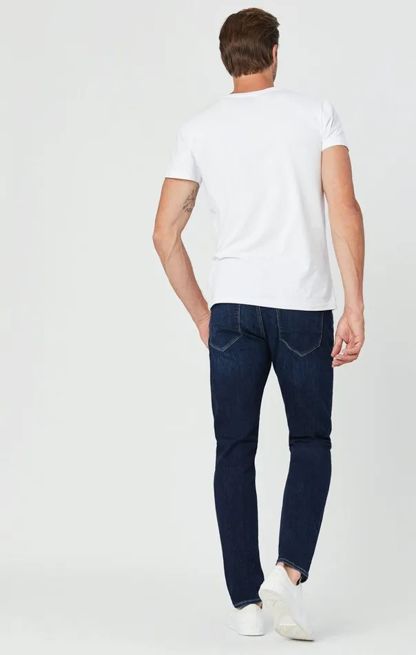 Jake Slim Leg Jeans In Deep Feather Blue Men Mavi Jeans Denim
