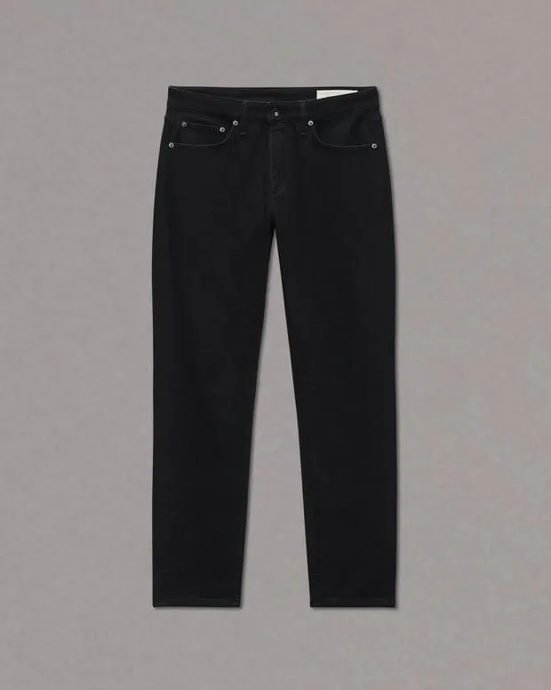 Jeans Men Rag and Bone Fit 3 Athletic Fit Jean Authentic Stretch Denim Black