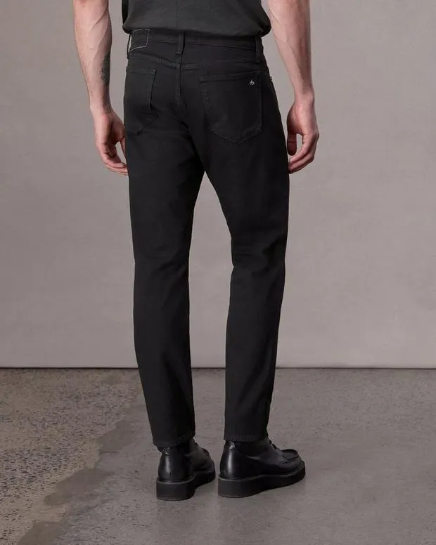 Jeans Men Rag and Bone Fit 3 Athletic Fit Jean Authentic Stretch Denim Black