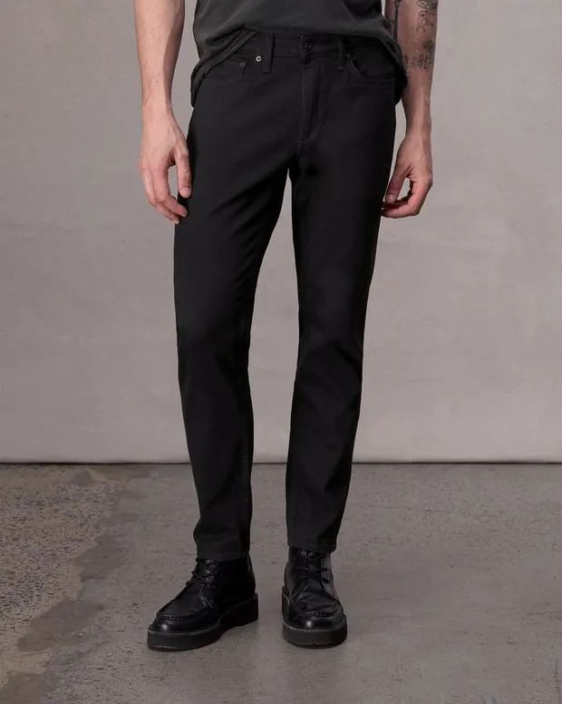 Jeans Men Rag and Bone Fit 3 Athletic Fit Jean Authentic Stretch Denim Black