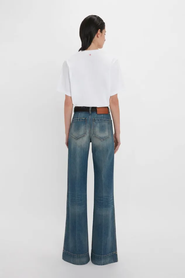 Jeans Women Victoria Beckham Alina Jean In Indigrey Wash