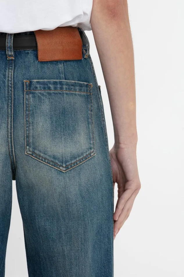 Jeans Women Victoria Beckham Alina Jean In Indigrey Wash