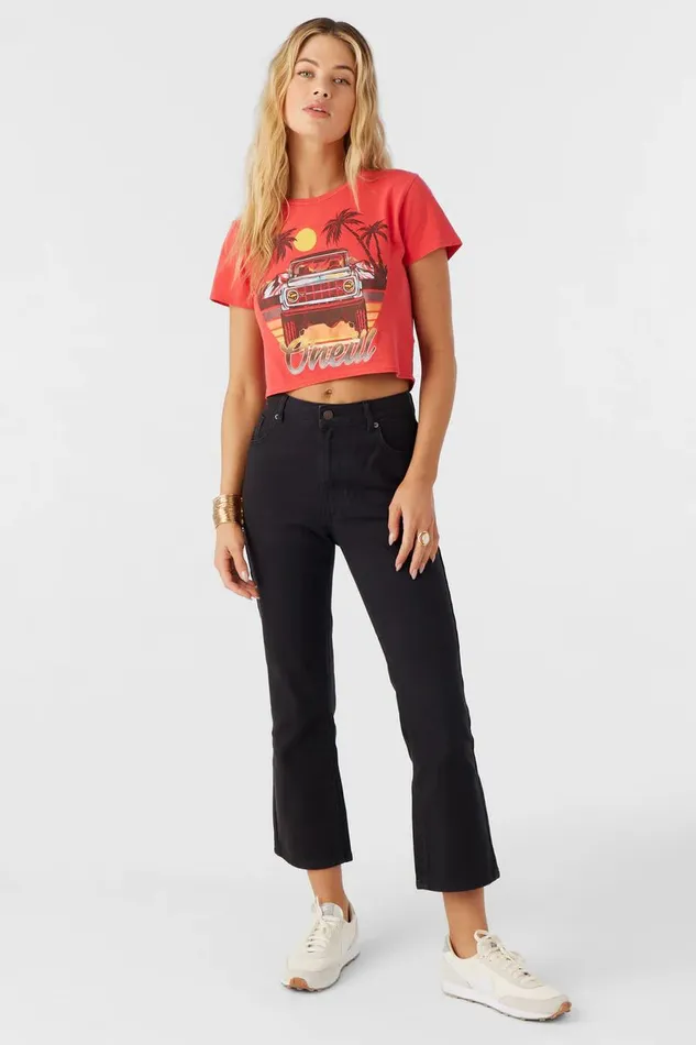 JENNA DENIM JEAN PANTS Washed Black Women O039NEILL Clothing