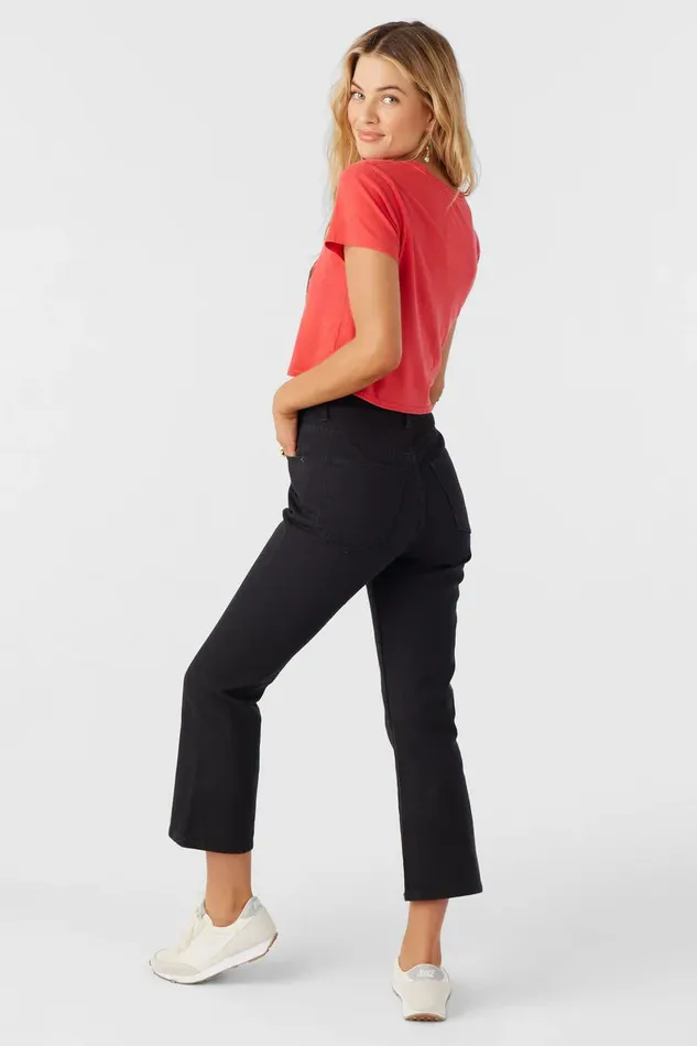 JENNA DENIM JEAN PANTS Washed Black Women O039NEILL Clothing