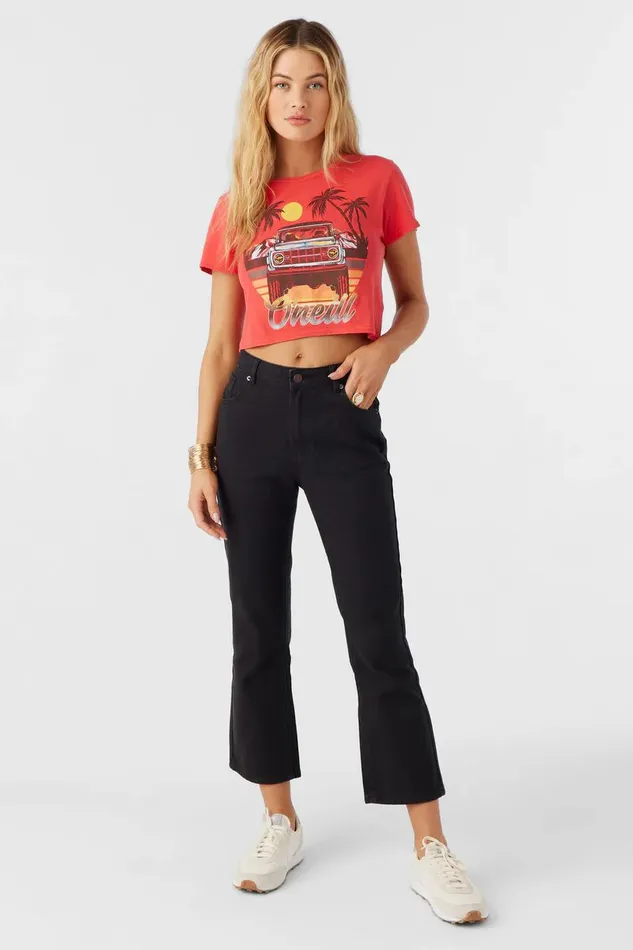JENNA DENIM JEAN PANTS Washed Black Women O039NEILL Clothing